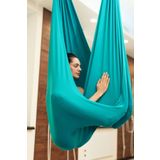 OmSiva Yoga Hamak KUMAŞ - Yeşil Ekipman Hediyeli Geniş En 260cm Kadar Esneyebilme(CE SERTİFİKALI ÜRÜNLER)