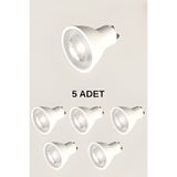 Ömür Avize 8W Çanak Led Ampul -beyaz Spot Ampülü (5li gönderilmektedir)
