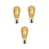 Ömür Avize 8w E27 Amber Renk Rustik Led Ampul Ct-4290 (3lü gönderilmektedir)