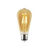 Ömür Avize 8w E27 Amber Renk Rustik Led Ampul Ct-4290( tekli gönderilmektedir)