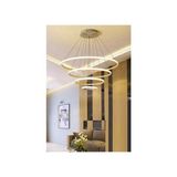 Ömür Avize Alex Modern Tasarım eskitme gold 4lü LED Avize - Renkli
