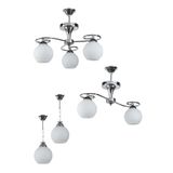 Ömür Avize Avizeseti Modern Füme Komple Set Avize Tekli Ikili Üçlü Avize