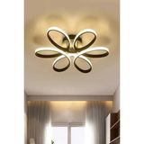 Ömür Avize Ella Modern 6 Lı Ledli Avize 45LIK - 1 - Beyaz