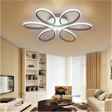 Ömür Avize Ella Modern 6 Lı Ledli Avize Gri Kasa - 1 - Beyaz