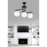 Ömür Avize Hestia Modern 3lü Camlı Avize Beyaz