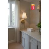 Ömür Avize Lina Gold Kasa Pilli Aplik - 1 - Beyaz