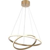Ömür Avize Meyz Modern Tasarım 2 Li Ledli Avize gold - Renkli