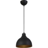 Ömür Avize Modern Retro Siyah Genç Çocuk Odası Salon Metal Tekli Avize