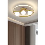 Ömür Avize Rivera Modern Beyaz Globe Ledli Avize