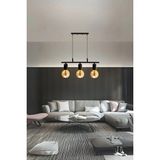 Ömür Avize Roma Modern Tasarım Camsız Sıralı Üçlü Avize - 1 - Beyaz