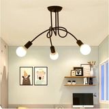 Ömür Avize Venita Modern Siyah Tasarım Üçlü Avize - 1 - Beyaz