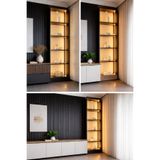 Ömür hobi Yıldız antrasit 200x40x25 vitrin tv ünitesi yanı gümüşlük