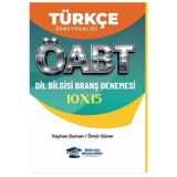 Ömür Hoca Uzaktan Eğitim Ömür Güner ÖABT MEB-AGS Türkçe Öğretmenliği Dil Bilgisi 10x15 Deneme Çözümlü - Kayhan Duman, Ömür Gü