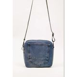 Omuz Askılı Çanta Denim Kumaş Astarlı Fermuarlı 25X22 Cm