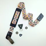 Omuz Yastıklı Gitar ve Ukulele Askısı, Strap Lock, Pena Kılıfı, Kafa Bağlantı Aparatı - Cıntura Sr