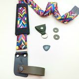 Omuz Yastıklı Gitar ve Ukulele Askısı, Strap Lock, Pena Kılıfı, Kafa Bağlantı Aparatı - Trıp Sr