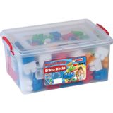 Omz 01328 Kutulu Bloklar No:4 / 250 Parça / +3 Yaş Kız Erkek Çocuk Oyuncak Eğitici Oyuncaklar