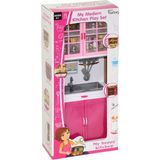 OMZ 02302 Lavabo My Happy Kıtchen Kız Erkek Çocuk Oyuncak Eğitici Oyuncaklar - Çok Renkli