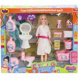 OMZ 02452 Cindy Doll Bebek Lavabo ve Temizlik Seti Kız Erkek Çocuk Oyuncak Eğitici Oyuncaklar - Çok Renkli