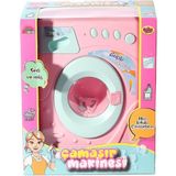 OMZ 02604 Sesli ve Işıklı Çamaşır Makinesi Kız Erkek Çocuk Oyuncak Eğitici Oyuncaklar - Çok Renkli