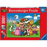 OMZ 129928 Super Mario Fun 100 Parça Xxl Ravensburger Puzzle Kız Erkek Çocuk Oyuncak Eğitici Oyuncaklar - Çok Renkli