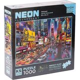 OMZ 20766 Neon Metropol 1000 Parça Puzzle -Ks Puzzle Kız Erkek Çocuk Oyuncak Eğitici Oyuncaklar - Çok Renkli