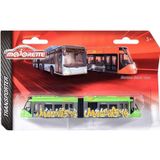 Omz 212053303 Man Şehir Otobüsü City Bus+Siemens Avenio Tramway Kız Erkek Çocuk Oyuncak Eğitici Oyuncakl