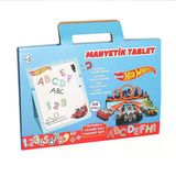 Omz 2236 Hot Wheels Manyetik Tablet 64 Parça Kız Erkek Çocuk Oyuncak Eğitici Oyuncaklar