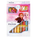 Omz 2İn1 Disney Frozen Kum Boyama Seti Ds 34 Kız Erkek Çocuk Oyuncak Eğitici Oyuncaklar