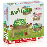 OMZ 3076 Kum Su Aktivite Masası 4 Ü 1 Arada -Dolu Kız Erkek Çocuk Oyuncak Eğitici Oyuncaklar - Çok Renkli