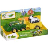 OMZ 47209 Tomy John Deere - Tak Oyna Vagonlu Bonnie +3 Yaş Kız Erkek Çocuk Oyuncak Eğitici Oyuncaklar - Çok Renkli