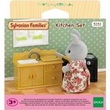OMZ 5151 Sylvanian Families Mutfak Lavabo Seti (Figürler Dahil Değildir) +3 Yaş Kız Erkek Çocuk Oyuncak - Çok Renkli