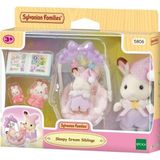 Omz 5806 Sylvanian Families Kardeşler Uyku Seti +3 Yaş Kız Erkek Çocuk Oyuncak Eğitici Oyuncaklar