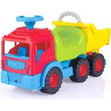 OMZ 7017 Ride On Truck -Dolu Kız Erkek Çocuk Oyuncak Eğitici Oyuncaklar - Çok Renkli