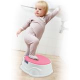 OMZ 7173 Dolu Lazımlık Adaptor Basamak 3ın1 -Pembe Kız Erkek Çocuk Oyuncak Eğitici Oyuncaklar - Çok Renkli
