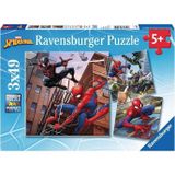 Omz 80250 Spider-Man 3X49 Parça Ravensburger Puzzle Kız Erkek Çocuk Oyuncak Eğitici Oyuncaklar
