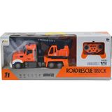 OMZ A8196-QH9005-2 Şarjlı Iş Makinesi 1:12 Kız Erkek Çocuk Oyuncak Eğitici Oyuncaklar - Çok Renkli