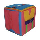 OMZ AND-5013 Beceri Küpü 6 Işlevli 30X30X30 Kız Erkek Çocuk Oyuncak Eğitici Oyuncaklar - Çok Renkli