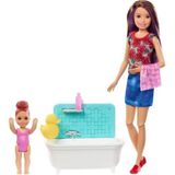 OMZ Barbie Bebek Bakıcılığı Oyun Seti Kız Erkek Çocuk Oyuncak Eğitici Oyuncaklar - Çok Renkli