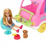 Omz Barbie Chelsea'nin Yeni Karavanı Hnh90 Kız Erkek Çocuk Oyuncak Eğitici Oyuncaklar