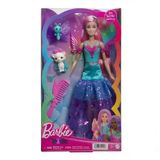 Omz Barbie Sihirli Dokunuş Peri Masalı Elbiseli Bebek Hlc31 Kız Erkek Çocuk Oyuncak Eğitici Oyuncaklar