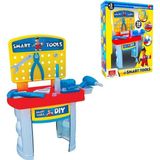 OMZ Büyük Boy Tezgahlı Smart Tools Tamir Seti 35 Parça Kız Erkek Çocuk Oyuncak Eğitici Oyuncaklar - Çok Renkli