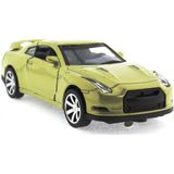 OMZ Çek Bırak Nissan Benzeri Yeşil Metal Araba Kız Erkek Çocuk Oyuncak Eğitici Oyuncaklar - Çok Renkli