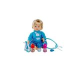 OMZ Cicibello Çok Hastayım Bebek Oyuncağı, Stetoskop ve Termometre Aksesuarlı, 3+ Yaş