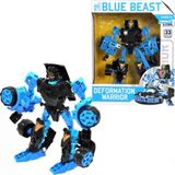 Omz Deformation Warrior Robota Dönüşen Araba - 5898-B6 Kız Erkek Çocuk Oyuncak Eğitici Oyuncaklar