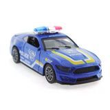 Omz Die Cast Çek Bırak Metal Mavi Polis Arabası Kız Erkek Çocuk Oyuncak Eğitici Oyuncaklar