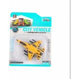 OMZ Die Cast Metal F-16 Benzeri Savaş Uçağı Kız Erkek Çocuk Oyuncak Eğitici Oyuncaklar - Çok Renkli
