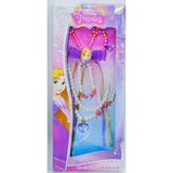 Omz Disney Rapunzel Asa-Kolye-Bileklik Seti Kız Erkek Çocuk Oyuncak Eğitici Oyuncaklar