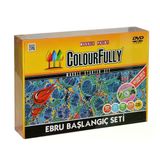 Omz Ebru Sanatı Başlangıç Seti Eğitici Dvd'li Kız Erkek Çocuk Oyuncak Eğitici Oyuncaklar