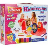 Omz Ern-576 Heroes Kuaför Oyun Hamuru Seti Kız Erkek Çocuk Oyuncak Eğitici Oyuncaklar